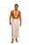 Bamboo Mens Sarong in White