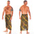 Mens Sarong With Traditional Motif Green - Parang Rusak