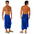 Celtic Mens Sarong in Celtic Cross 2 Royal Blue