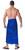 Celtic Mens Sarong "Celtic Cross and Circle" Blue