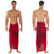 Celtic Mens Sarong "Celtic Cross 3" Red