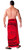 Celtic Mens Sarong "Unicorn" Rose Red