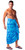 Elephants Mens Sarong in Blue