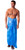 Hibiscus Flower Mens Sarong "Light Blue"