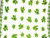 Sarong for Men Hibiscus Sarong Green / White
