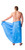 Plus Sized Hibiscus Flower Mens Sarong Light Blue Plus Sized Hibiscus Flower Mens Sarong Light Blue