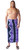 Jungle Purple PLUS SIZE Tie Dye Mens Sarong - Fringeless Sarong