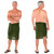 Dark Green Olive Mens Sarong Dark Green Olive Mens Sarong