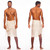 Light Mocha Color Mens Solid Sarong