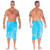 Starfish Mens Sarong in Turquoise