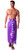 Sun Celestial Mens Sarong in Purple White