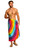 Mens Rainbow Swirl-2 Tie Dye Sarong