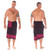 Celtic Tribal Border Mens Sarong "Pink" - Fringeless Sarong