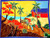 "The Tropics" Hand-Painted Mens Sarong - Fringeless Sarong
