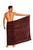 Mens Premium Celtic Circles Fringelessâ„¢ Sarong in Merlot