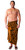 Mens Premium Celtic Circles Fringelessâ„¢ Sarong in Brown