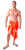 Top Quality Smoked Mens Sarong in Orange