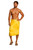 Mens Top Quality Smoked Sarong in Yellow