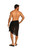 Sarong for Men Full Size Sheer Sarong in Black - Fringeless Sarong