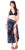 Embroidered Tie Dye Top Quality Sarong in Charcoal
