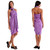 Floral Design Top Quality Sarong in Purple