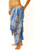 Spirals Top Quality Sarong in Light Blue / Light Brown