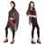 Two Toned Silky Scarf in Black