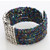 Beaded Bangle Bracelet in Metallic - Final Sale - No Returns