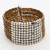 Beaded Bangle Bracelet in Bronze - Final Sale - No Returns