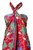 1 World Sarongs Female Traditional Batik Cotton Sarong "Mix Flower" in Red - Design 31