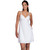 Short Sequined Summer Dress in White