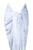 1 World Sarongs Female Traditional Batik Cotton Sarong in Light Blue and White - Design 47