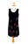 Black Sundress With Hand Painted Bamboo Design