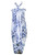1 World Sarongs Diamond Abstract Motif in Navy