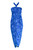 1 World Sarongs Dot Abstract Motif in Blue