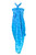 1 World Sarongs Circle Ball Blue Motif in Blue