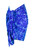1 World Sarongs Dot Abstract Motif in Blue Half Size