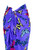1 World Sarongs Multi Color Butterfly Design in Purple Background