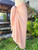 1 World Sarongs with solid pastel color Ultra Light Orange