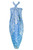 1 World Sarongs with Classic Border Motif in Blue 1 World Sarongs with Classic Border Motif in Blue