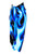 Arpela Sarongs Blue Ice Flame in Black Background in Top Quality Rayon Arpela Sarongs Blue Ice Flame in Black Background in Top Quality Rayon