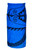 1 World Sarongs Mens FringelessTattoo Sarong in Blue