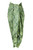 1 World Sarongs Female Traditional Batik "Flower" in Green