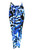 Arpela Cloudy Serenity -  Hand-Drawn Mega Mendung Clouds Sarongs in Blue, Crafted with Top-Quality Rayon