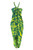 Arpela Cloudy Serenity -  Hand-Drawn Mega Mendung Clouds Sarongs in Green, Crafted with Top-Quality Rayon