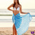 1 World Sarongs Mandala 5 in Turquoise