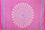 1 World Sarongs Mandala 6 in Pink and Grey
