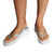 Miami White Sparkle Women's Wedge