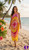 Tropical Sunrise Tie-Dye Rayon Sarong with Accent Embroidery