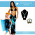 Mother / Daughter Hibiscus Sarong in Aqua Blue Gift Set